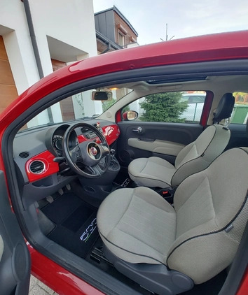 Fiat 500 cena 18500 przebieg: 175125, rok produkcji 2009 z Wrocław małe 46